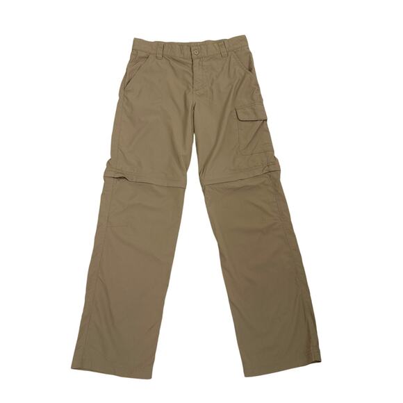 Columbia Omni-Tech Convertible Waterproof Khaki Pants Size Youth Large (14/16) - Picture 1 of 4